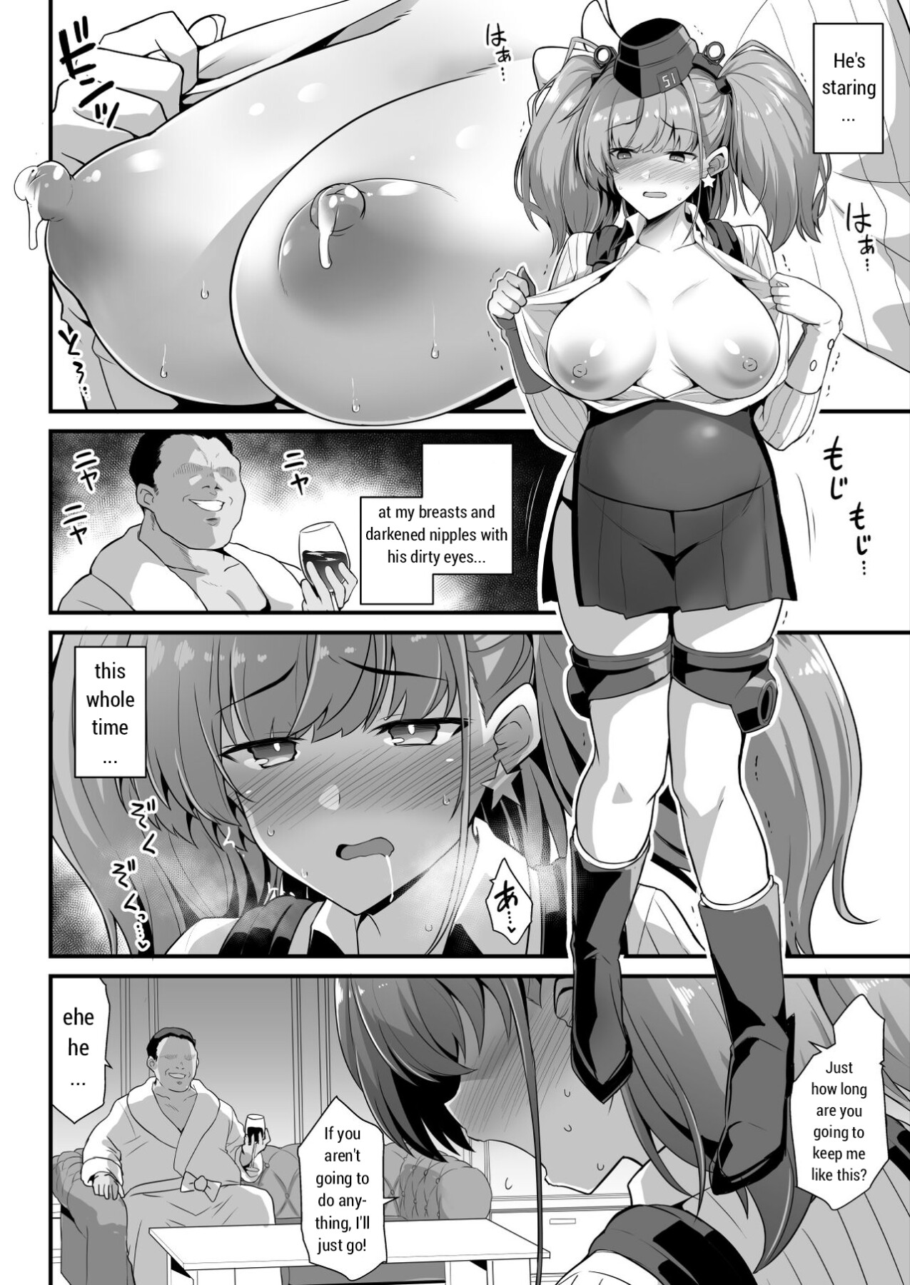 Hentai Manga Comic-Kanmusume Pregnancy -Atlanta- Pregnant Breast Slave Contract-Read-9